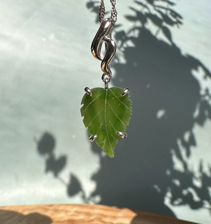 Silver Leaf Pendant, 5816