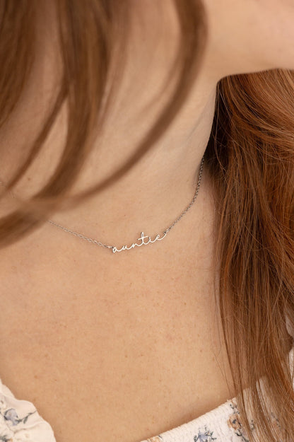 "Auntie" Necklace