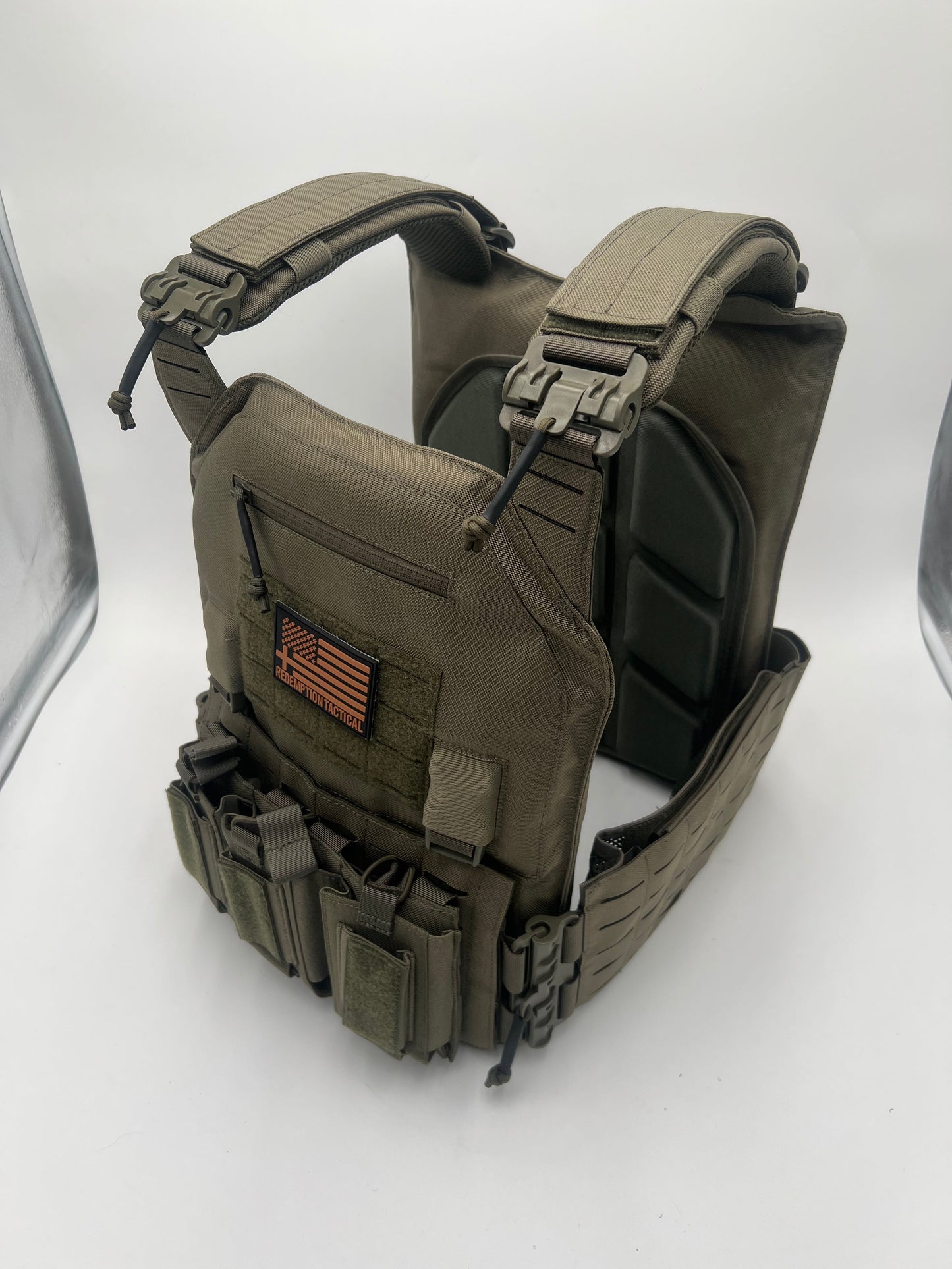 Redemption Tactical® "CRUSADER 2.0 XL” V4 Plate Carrier Vest with Side Cummerbund