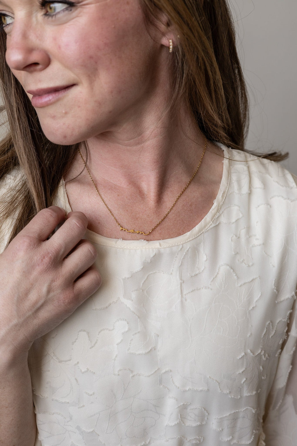 "Mom" Necklace