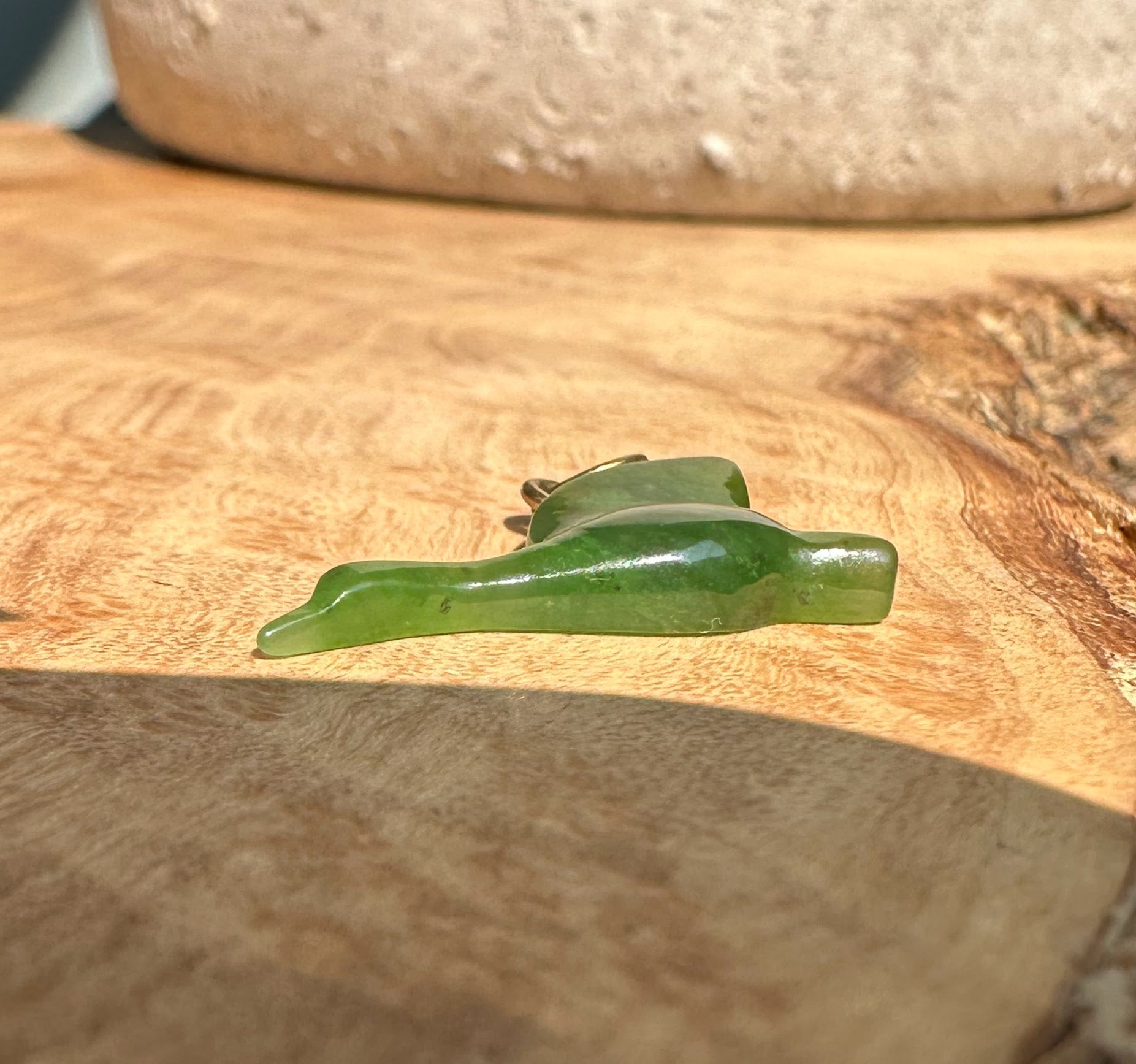 Canadian Jade Goose Charm - 23mm