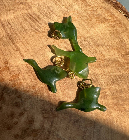 Canadian Jade Goose Charm - 23mm