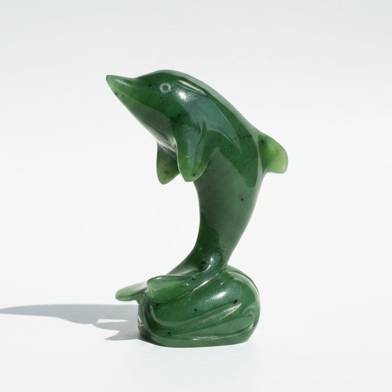 Canadian Jade Dolphin Figurine