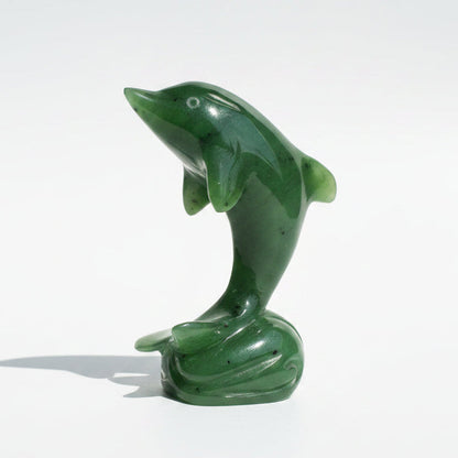 Canadian Jade Dolphin Figurine