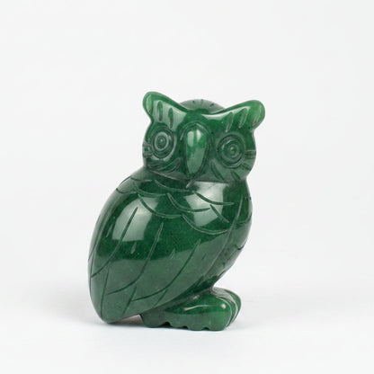 Canadian Jade Owl Figurine