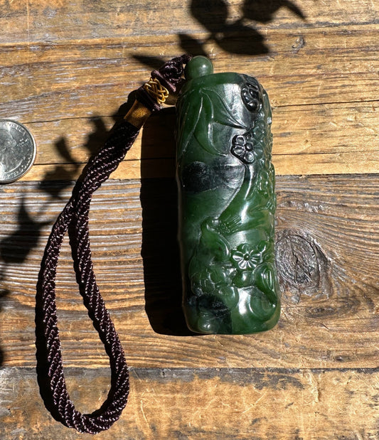High-Quality Canadian Jade Hand Held - 3.25" chip