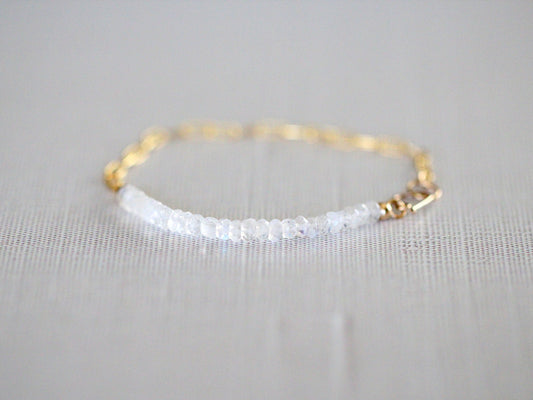 Cara Beaded Bracelet - Moonstone