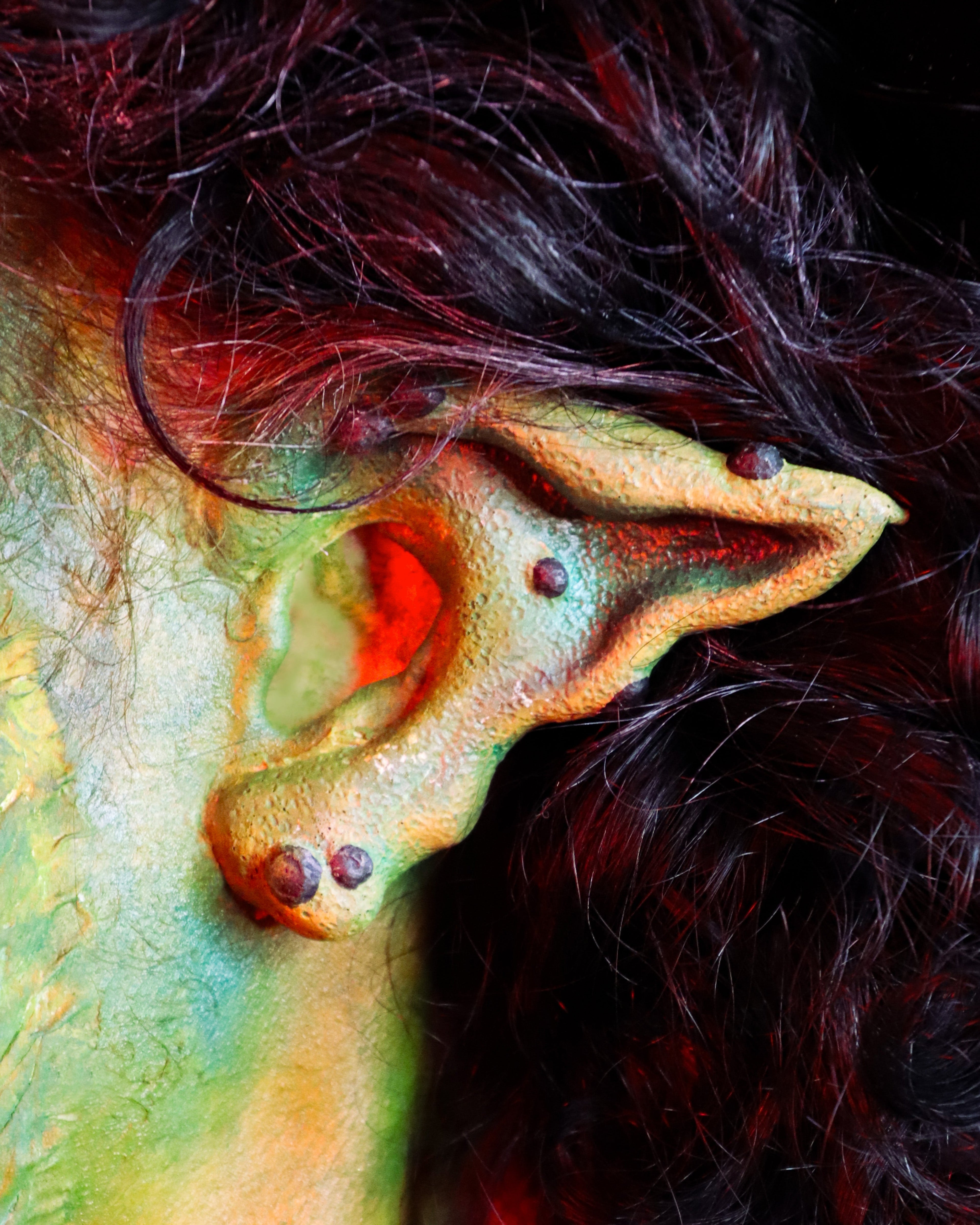 Warty Ears Foam Latex Prosthetic Set