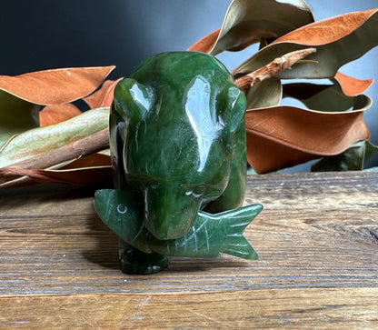 Bear Special with Jade Fish, 4"