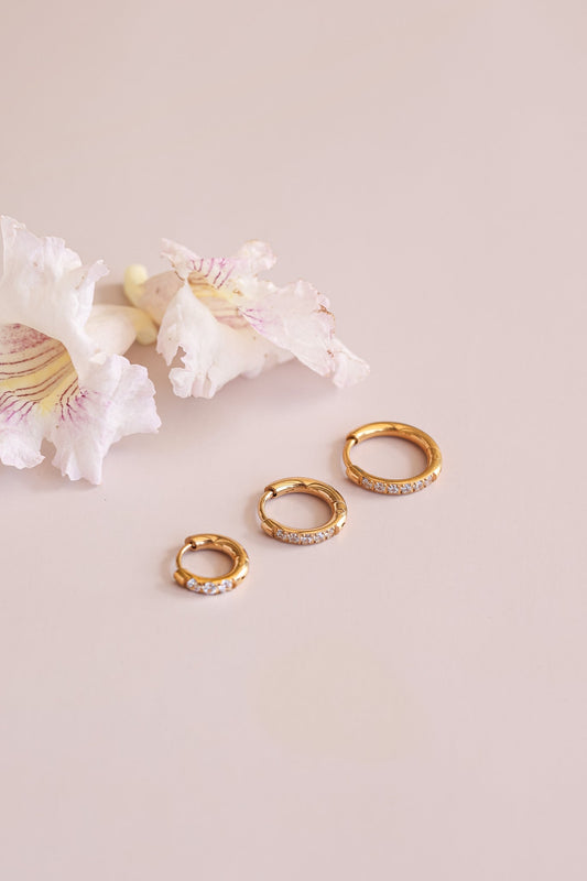 Micro Crystal Hoop