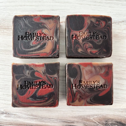 Chocolate-Covered Cherry Soap
