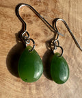 Canadian Jade Earrings, 10x14mm