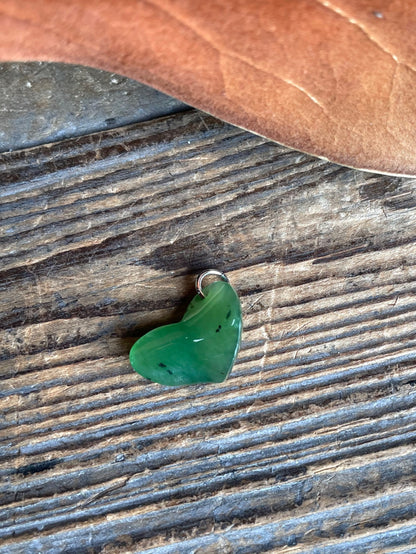 Jade Heart Charm