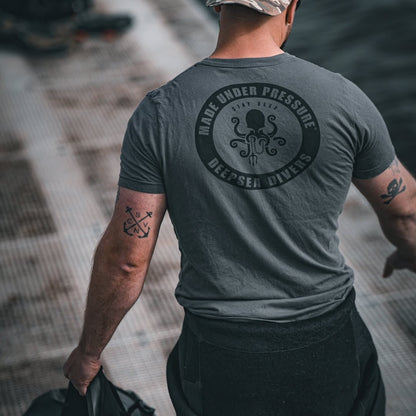 DEEPSEA DIVERS T-SHIRT MIL GREEN