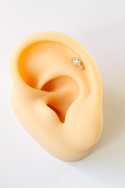 Star Cluster Flat Back Stud