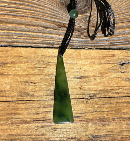 Canadian Jade Drop Pendant - 35mm