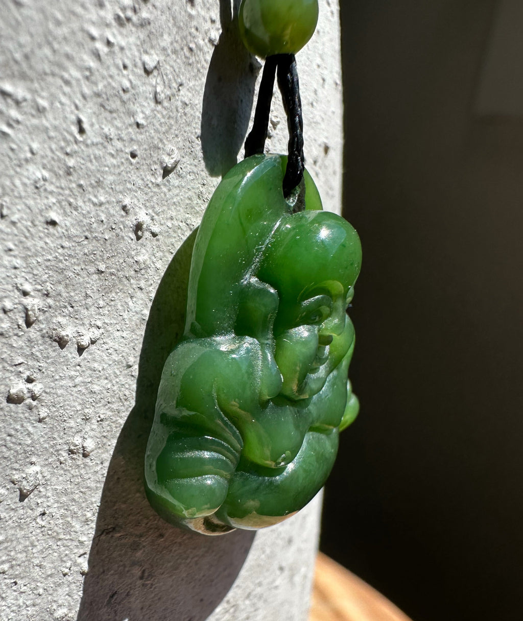 Pendant, Happy Buddha 26mm
