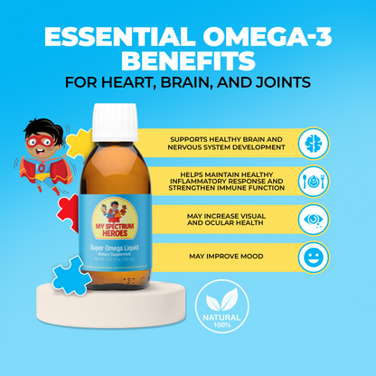 Super Omega Liquid – Kids Omega-3 Fish Oil (EPA & DHA)