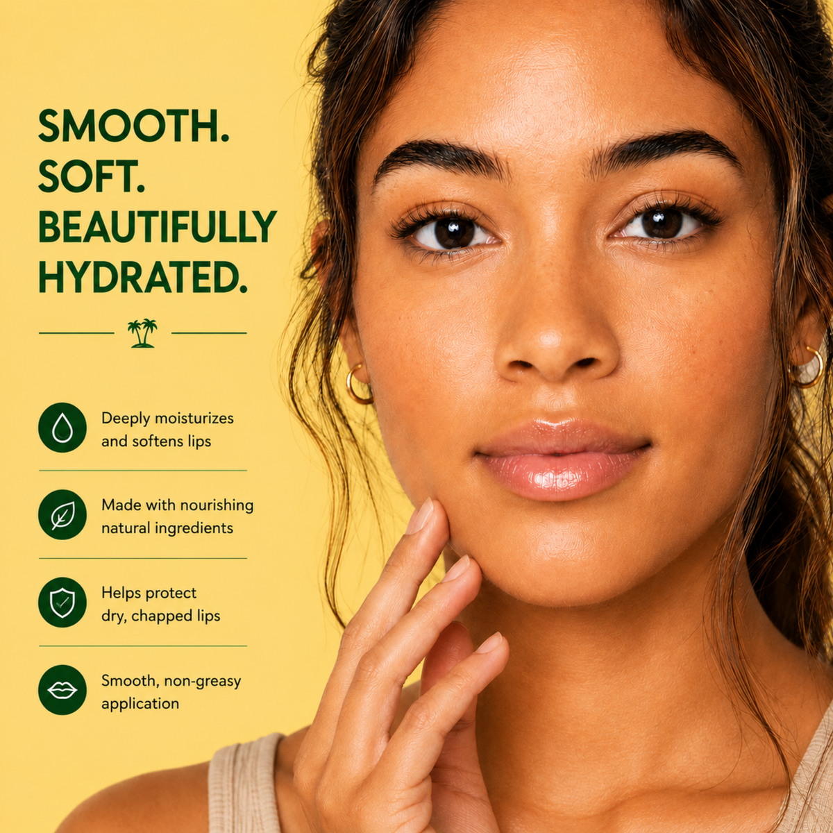 Tropical Paradise Lip Balm – Exotic Tropical Fruit Moisturizing Lip Balm, Pineapple, Coconut, Mango & More, 0.15 oz
