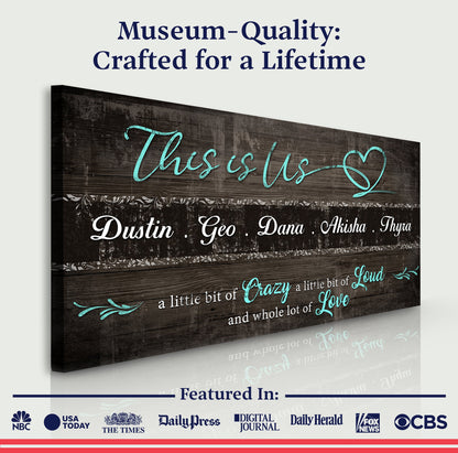 This is Us Family Sign