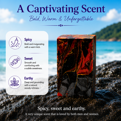 Dragon's Blood Soap Bar | Spicy Sweet Earthy Handmade Moisturizing Bath Soap