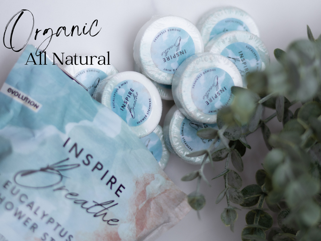 EvolutionUSA Inspire Breathe Shower Steamers – 15 Mint & Eucalyptus Shower Steamers for Women & Men, Vapor Shower Tablets, Self Care Shower Bombs, Lush Gift Mothers Day, Easter, Birthday, Valentines
