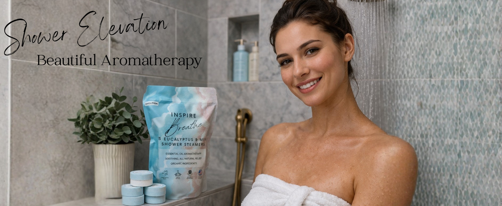EvolutionUSA Inspire Breathe Shower Steamers – 15 Mint & Eucalyptus Shower Steamers for Women & Men, Vapor Shower Tablets, Self Care Shower Bombs, Lush Gift Mothers Day, Easter, Birthday, Valentines