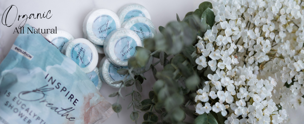 EvolutionUSA Inspire Breathe Shower Steamers – 15 Mint & Eucalyptus Shower Steamers for Women & Men, Vapor Shower Tablets, Self Care Shower Bombs, Lush Gift Mothers Day, Easter, Birthday, Valentines