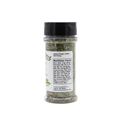 Lesley Elizabeth Jalapeno & Cilantro Traveler's Spices, PET (250mL)