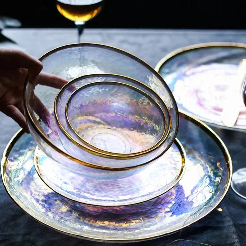 Japanese Gold Edge Ice Plate Collection | 3CARATS