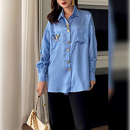 Jayne Striped Top