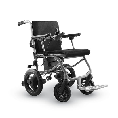 KANO (Black) -Foldable Electric Wheelchair, Travel Size, User-Friendly