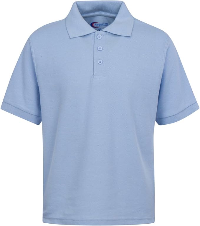 Toddlers Short Sleeve Pique Polo Shirt