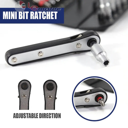LE-RF232 23PCS 1/4" Drive Mini Socket Set – Compact Handy Kit
