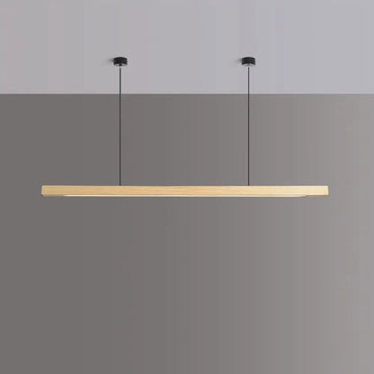 LINDÖ Wood Dimmable Linear Pendant Light | 3CARATS