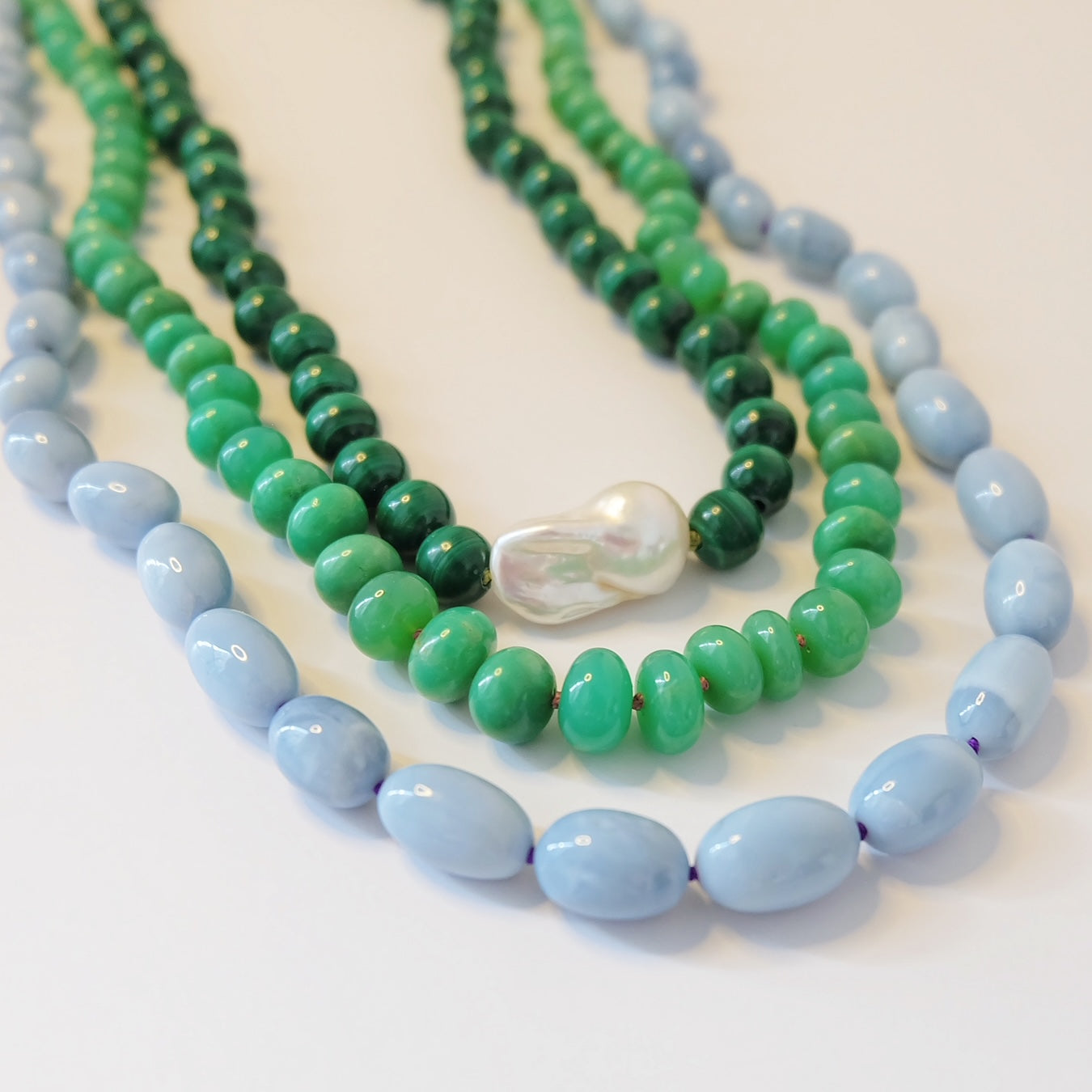 Blue Opal Necklace