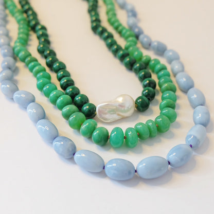 Blue Opal Necklace
