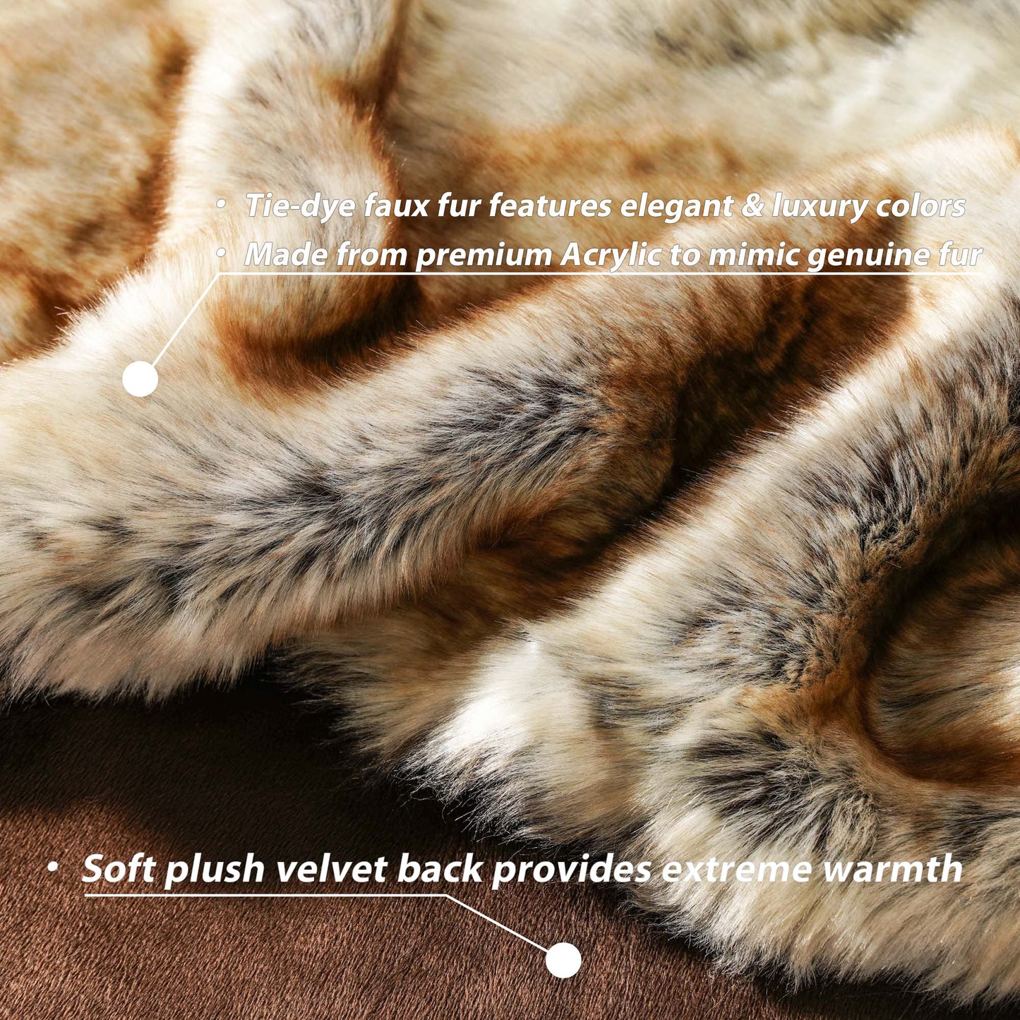 Lutetia Super Soft Fuzzy Thick Throw Blanket | 3CARATS