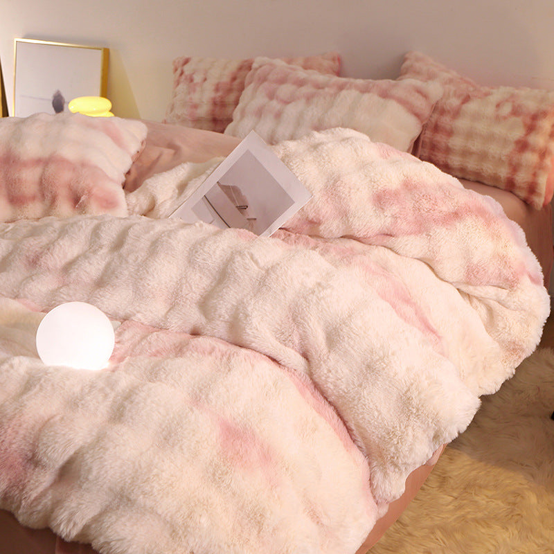 Luxury Soft Faux Rabbit Duvet Cover Set | 3CARATS