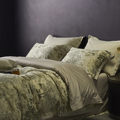 Luxury Vintage Style 160TC Long-Staple Cotton Bedding Set | 3CARATS