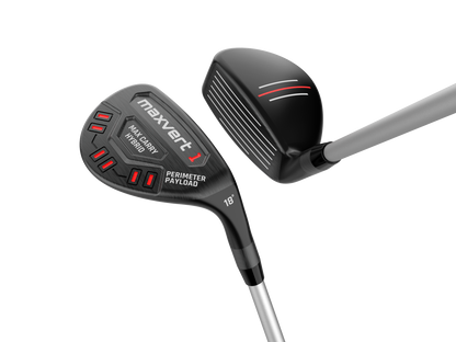 Maxvert 2 Driver and 2 Hybrids Bundle(18&22 Degree Hybrids)