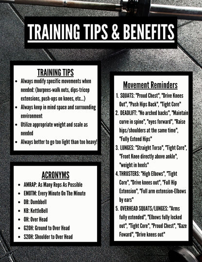 CIRCUIT TRAINING GUIDE