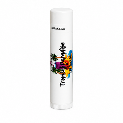 Tropical Paradise Lip Balm – Exotic Tropical Fruit Moisturizing Lip Balm, Pineapple, Coconut, Mango & More, 0.15 oz