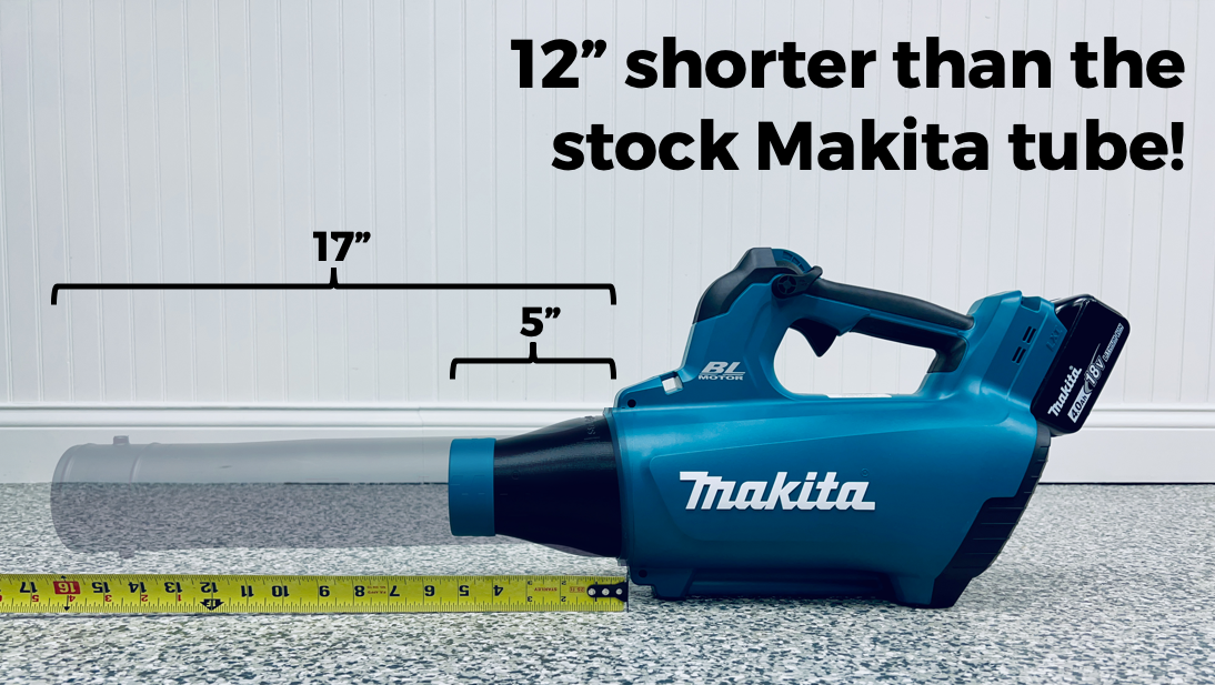 STUBBY® Car Drying Nozzle for Makita 18V LXT Leaf Blower (XBU03Z & DUB184Z)
