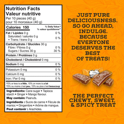 Mango Ginger Chews