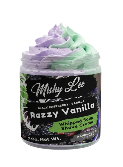 Razzy Vanilla Whipped Soap and Shave Cream