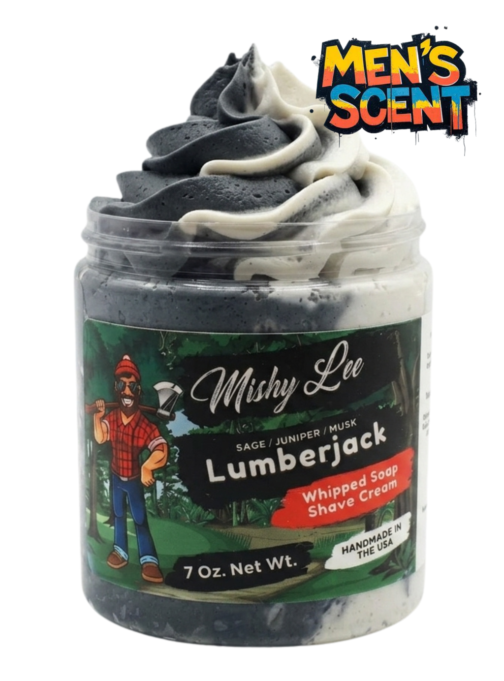 Lumberjack Men's Whipped Soap and Shave Cream