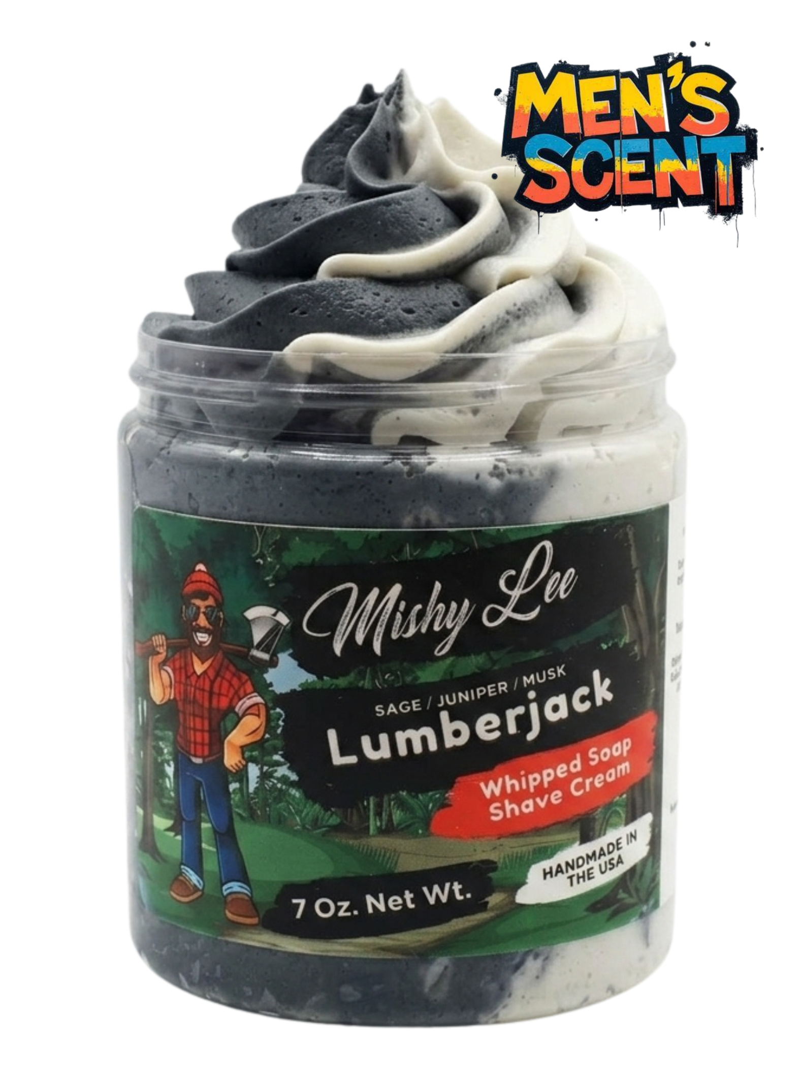 Lumberjack Men's Whipped Soap and Shave Cream