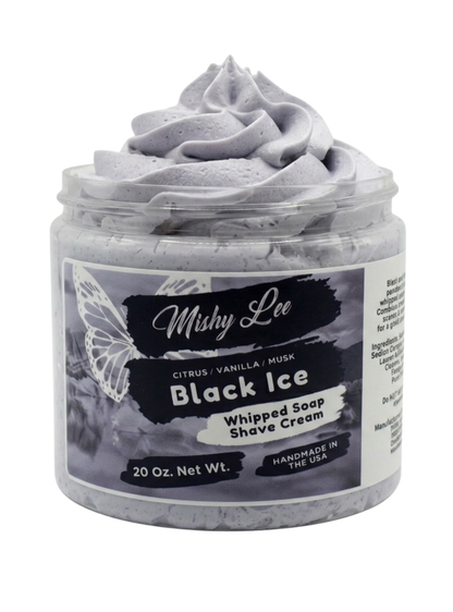 Black Ice Men's Whipped Soap and Shave Cream