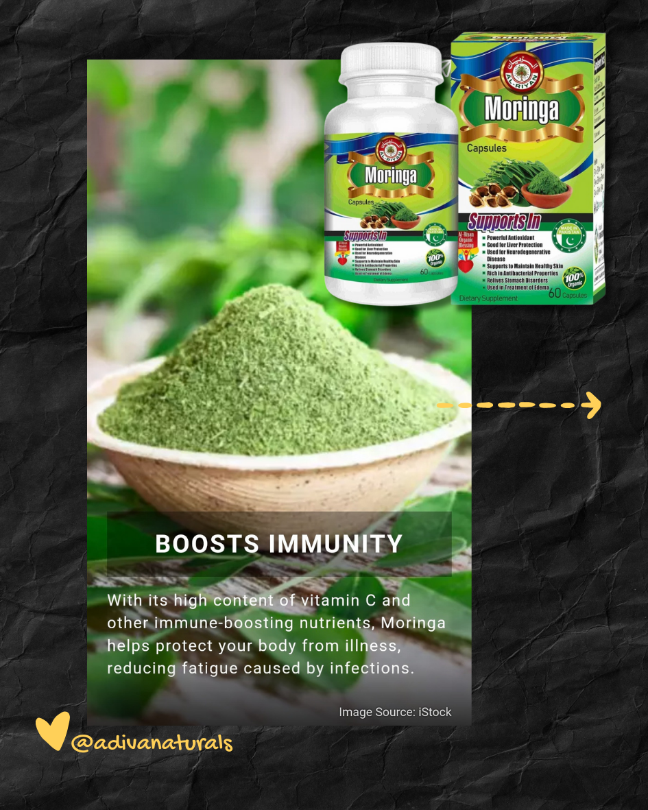 Moringa Daily Vitality Boost 60 Capsules STACK IT. SAVE MORE. STAY UP.